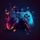 cyberpunk-gaming-controller-gamepad-joystick-illustration_691560-5778